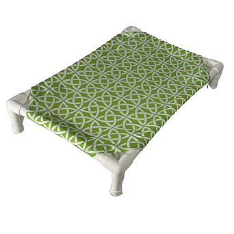Truman + Teddy (Celtic Cheer) Easy-to-clean Handcrafted Elevated, Cot-Style Dog Bed