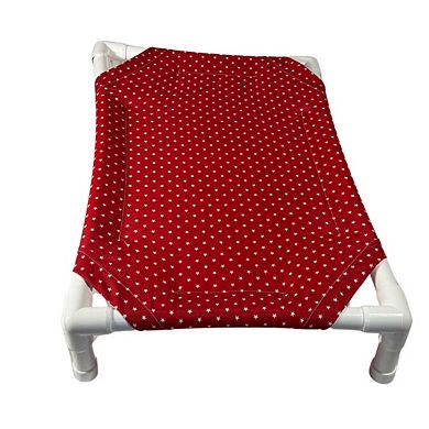 Truman + Teddy (Starry) Easy-to-clean Handcrafted Elevated, Cot-Style Dog Bed 