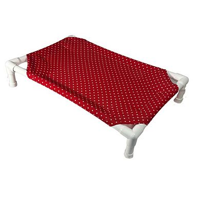 Truman + Teddy (Starry) Easy-to-clean Handcrafted Elevated, Cot-Style Dog Bed 