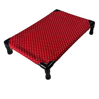 Truman + Teddy (Starry) Easy-to-clean Handcrafted Elevated, Cot-Style Dog Bed