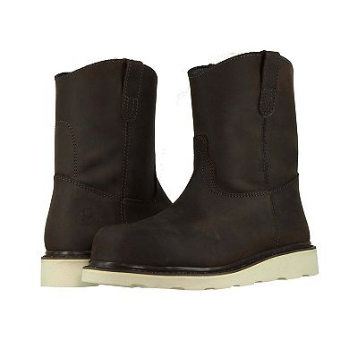 8” Wellington Steel Toe Work Boots for Men Electrical Hazard Rated