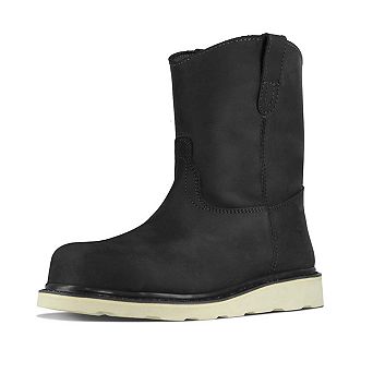 8” Wellington Steel Toe Work Boots for Men Electrical Hazard Rated