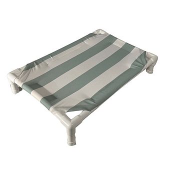 Truman + Teddy (Boardwalk) Easy-to-clean Handcrafted Elevated, Cot-Style Dog Bed