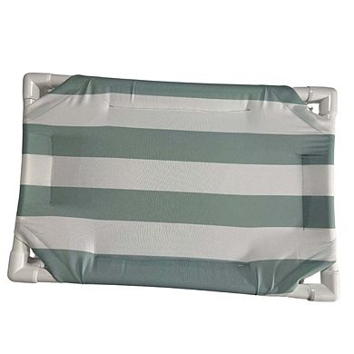 Truman + Teddy (Boardwalk) Easy-to-clean Handcrafted Elevated, Cot-Style Dog Bed 