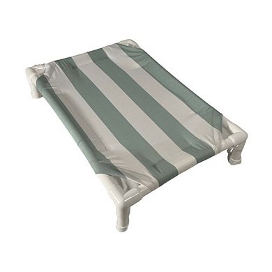 Truman + Teddy (Boardwalk) Easy-to-clean Handcrafted Elevated, Cot-Style Dog Bed 