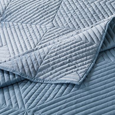 Greenland Home Fashions Riviera Velvet Blue Throw Blanket