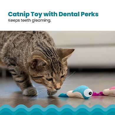 CatStages Interactive Dental Shrimpies 2-pk. Pet Toy