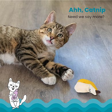 CatStages Plush Dental Banana Pet Toy