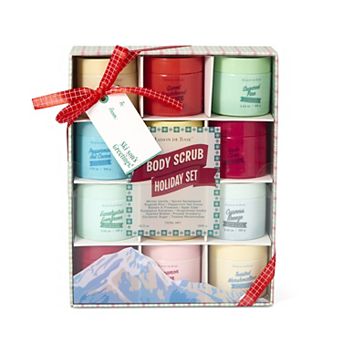 MAISON DE BASE 12 pk Sugar Body Scrubs Holiday Set