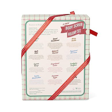 MAISON DE BASE 12-pk. Sugar Body Scrubs Holiday Set