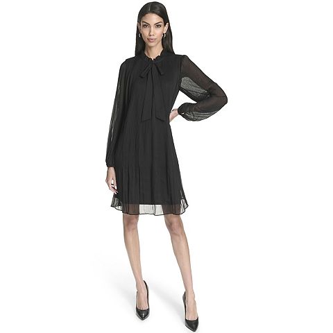 Женские платья Harper Women's Harper Rose Tie Neck Pleated Shift Dress