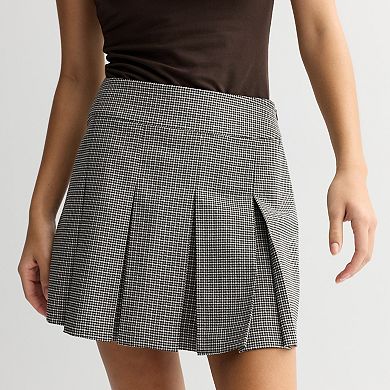 Juniors' SO® Pleated Mini Skirt