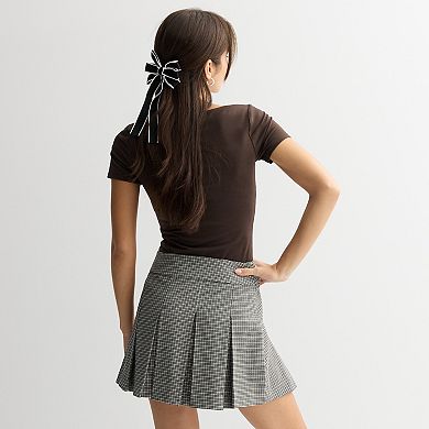 Juniors' SO® Pleated Mini Skirt