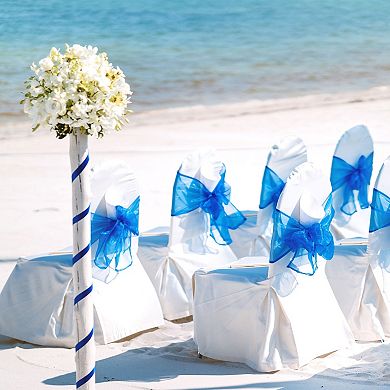 2 3/8" Wide Sparkly Sheer Wired Ribbon Pastel Shimmer Iridescent Ribbons 3 Yard