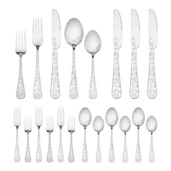 5 pc Silverware Set, Stainless Steel Flatware Set, Cutlery Set for 1, Serving Utensils Set
