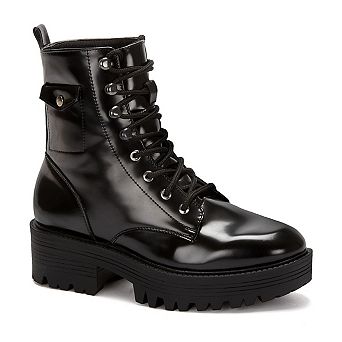 Andrea Patent Combat Boots 59824