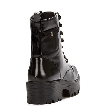 Andrea Patent Combat Boots 59824