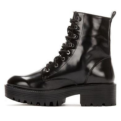 Andrea Patent Combat Boots 59824