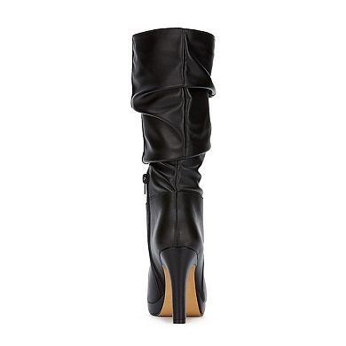Andrea High Heel Tall Slouch Boots 35099