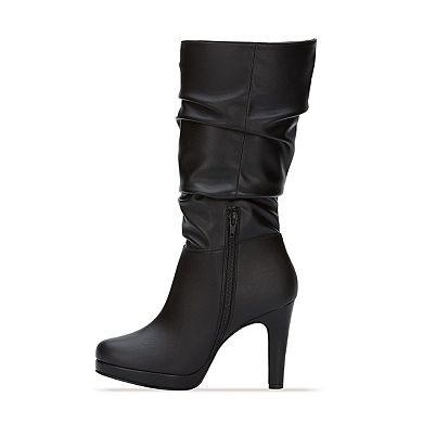 Andrea High Heel Tall Slouch Boots 35099