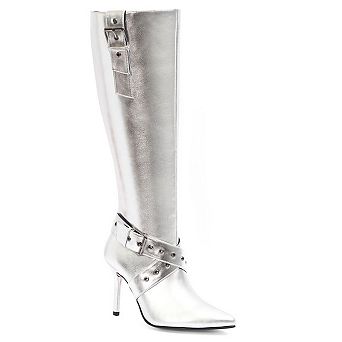 Andrea Knee High Boots With Stiletto Heel 84936