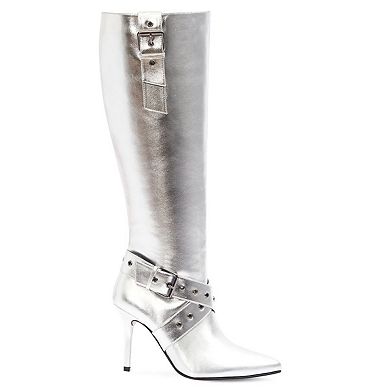 Andrea Knee High Boots With Stiletto Heel 84936