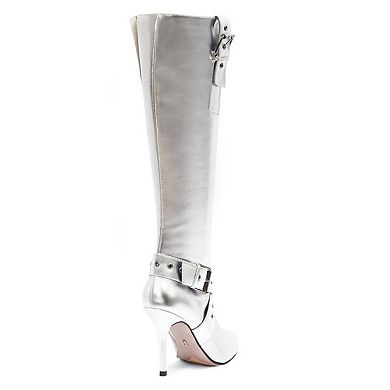 Andrea Knee High Boots With Stiletto Heel 84936