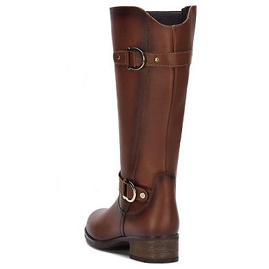 Andrea Riding Boots With Metal Ornaments 89626