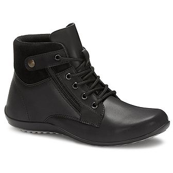 Andrea Flat Booties With Side Zipper 59790