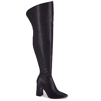 Andrea Over The Knee Leatherette Boots 63431