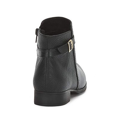 Andrea Low Heel Booties 63362
