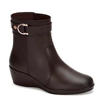 Andrea Leather Booties for Women 63317