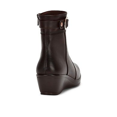 Andrea Leather Booties for Women 63317