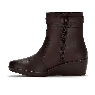 Andrea Leather Booties for Women 63317