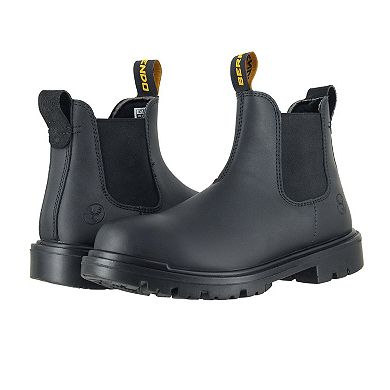 Pull-On Work Boots For Men 6” Soft Toe Boots EH Rated