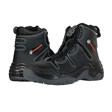 Men’s Steel Toe Work Boots 6” Oil and Slip Resistant EH Rated BOA Fit System Fast Release