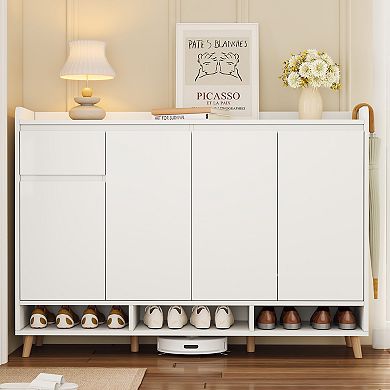 Merax Sleek and Contemporary Shoe Cabinet，Storage Sideboard