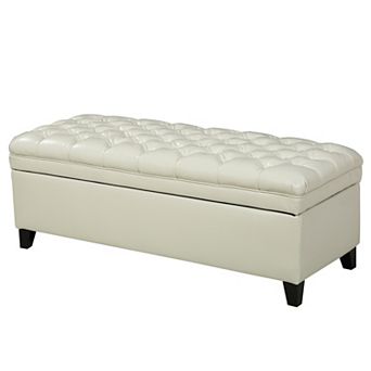 PU Storage Ottoman