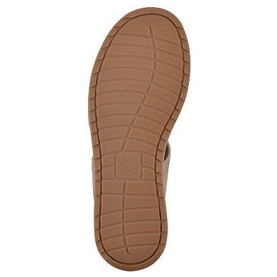 White Mountain Gelato Women's Wedge Sandals with Cushioned Footbed and Slingback Design