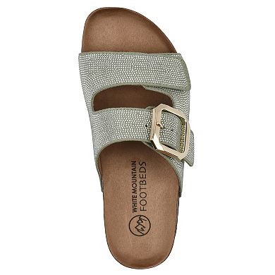 White Mountain Granitas Women's Footbeds Slingback Sandals