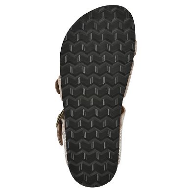 White Mountain Grays Women's Cushioned Footbeds Sandals