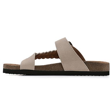 White Mountain Happier Women's Cushioned Slide Sandals