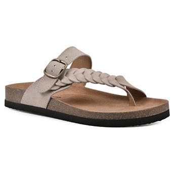 White Mountain Happier Women's Cushioned Slide Sandals