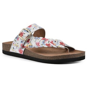 White Mountain Happier Women's Cushioned Slide Sandals