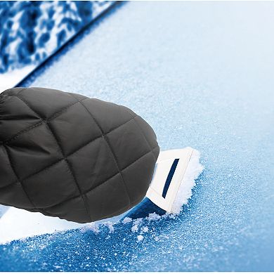 DIRTY DOG Ice Scraper Mitt with Heavy-Duty Grip