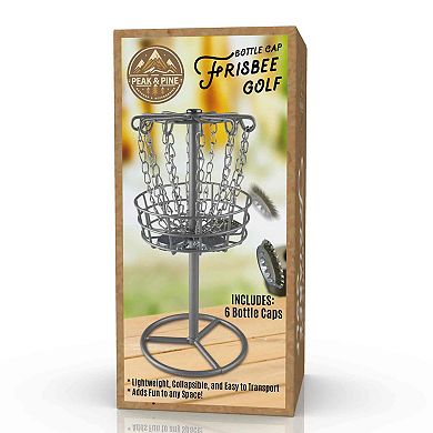 PEAK&PIE Bottle Cap Frisbee Golf Game