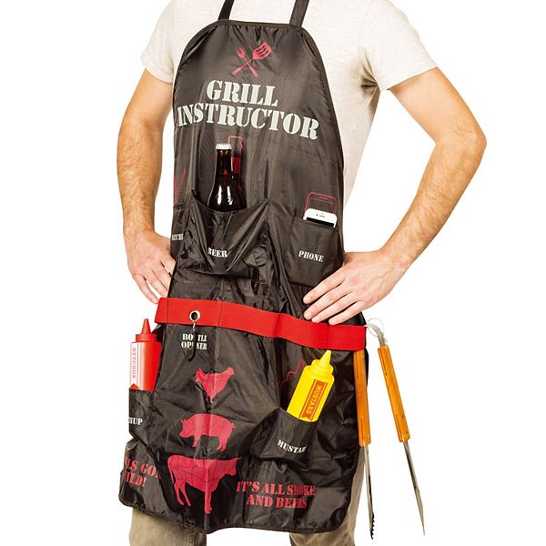 PEAK&PINE Grill Instructor Apron with Pockets