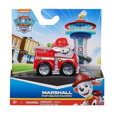 PAW Patrol Pup Squad Racers Collectible Marshall Toy Car