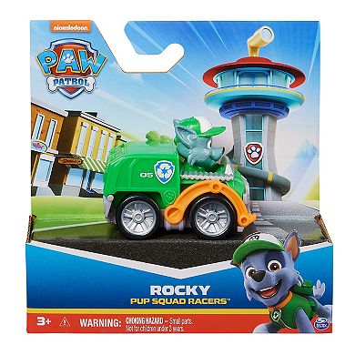 PAW Patrol Pup Squad Racers Collectible Rocky Toy Car