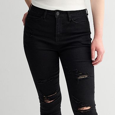 Juniors' SO® Curvy High Rise Jeggings